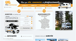 Desktop Screenshot of procampingcar.com